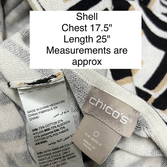 Chicos cardigan shell set - Picture 5 of 7